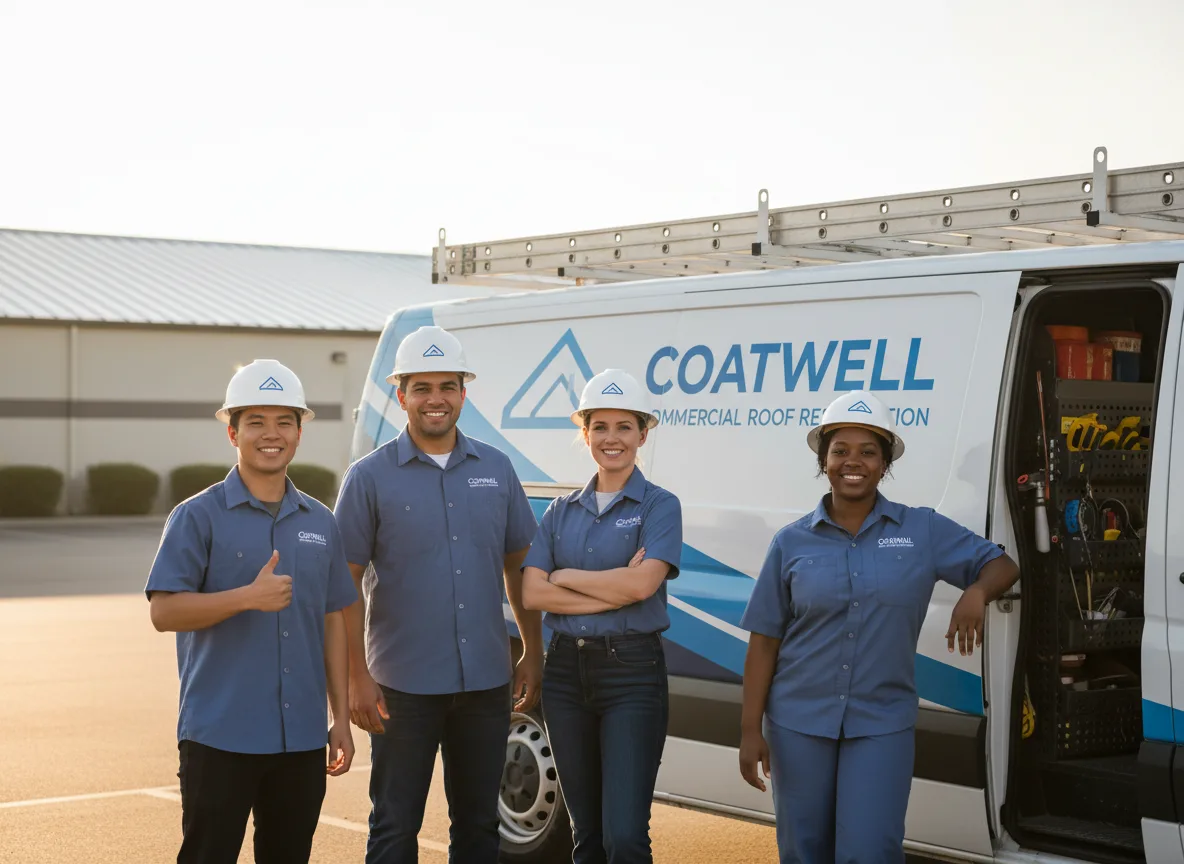 Commercial roof coating company in Eldorado, OH