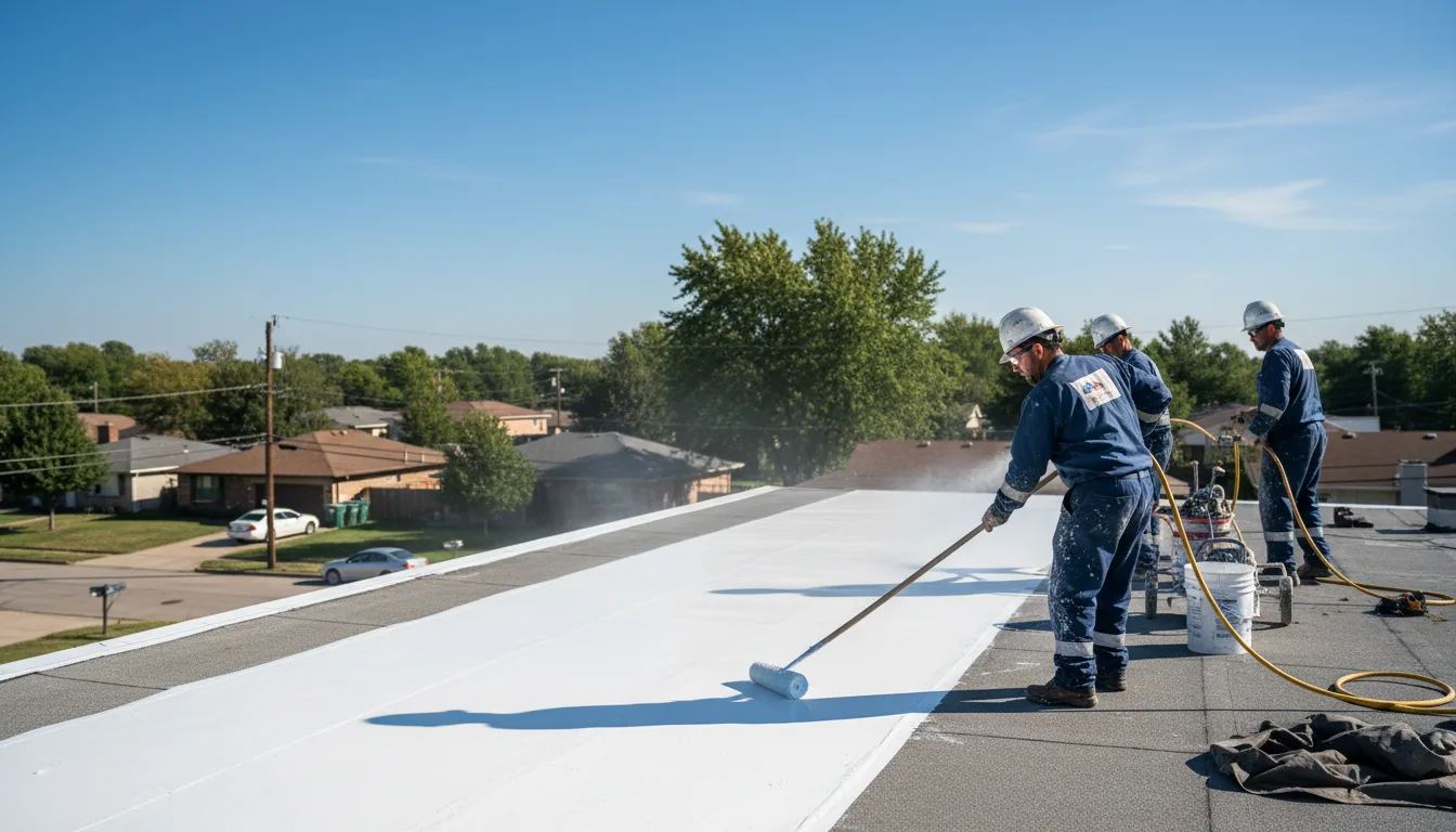 Commercial roof coating in Eldorado, OH near me
